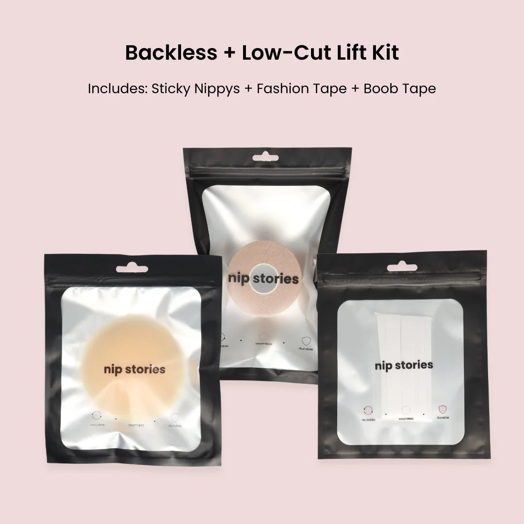 Backless + Low-Cut Lift Kit | Boob Tape + Sticky Nippys