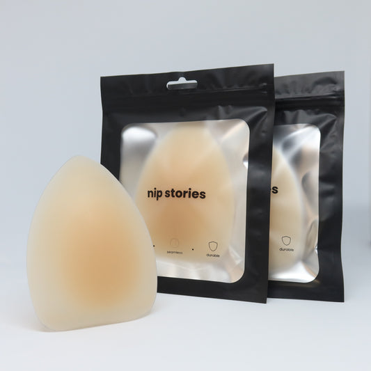 2 pairs triangle sticky nippys - adhesive