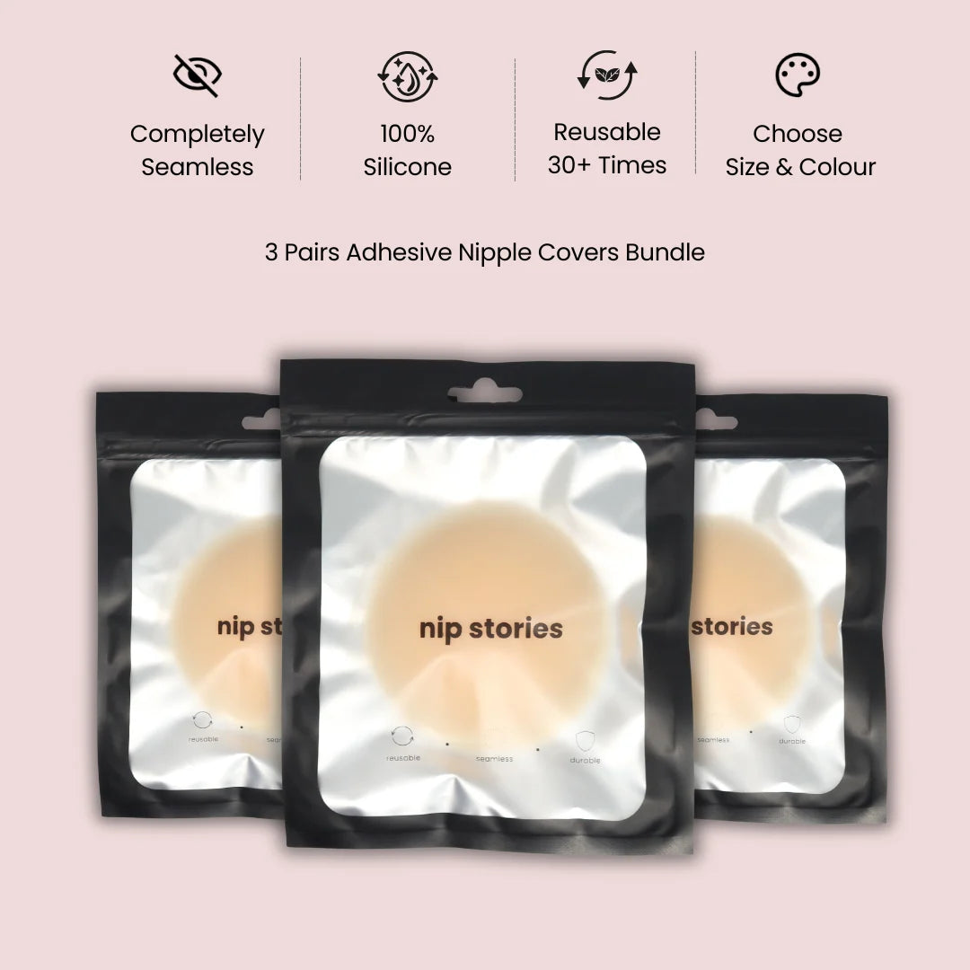 3 pairs sticky nippys - adhesive nipple covers