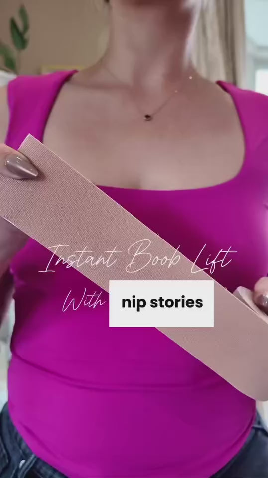 Load video: nip stories boob tape