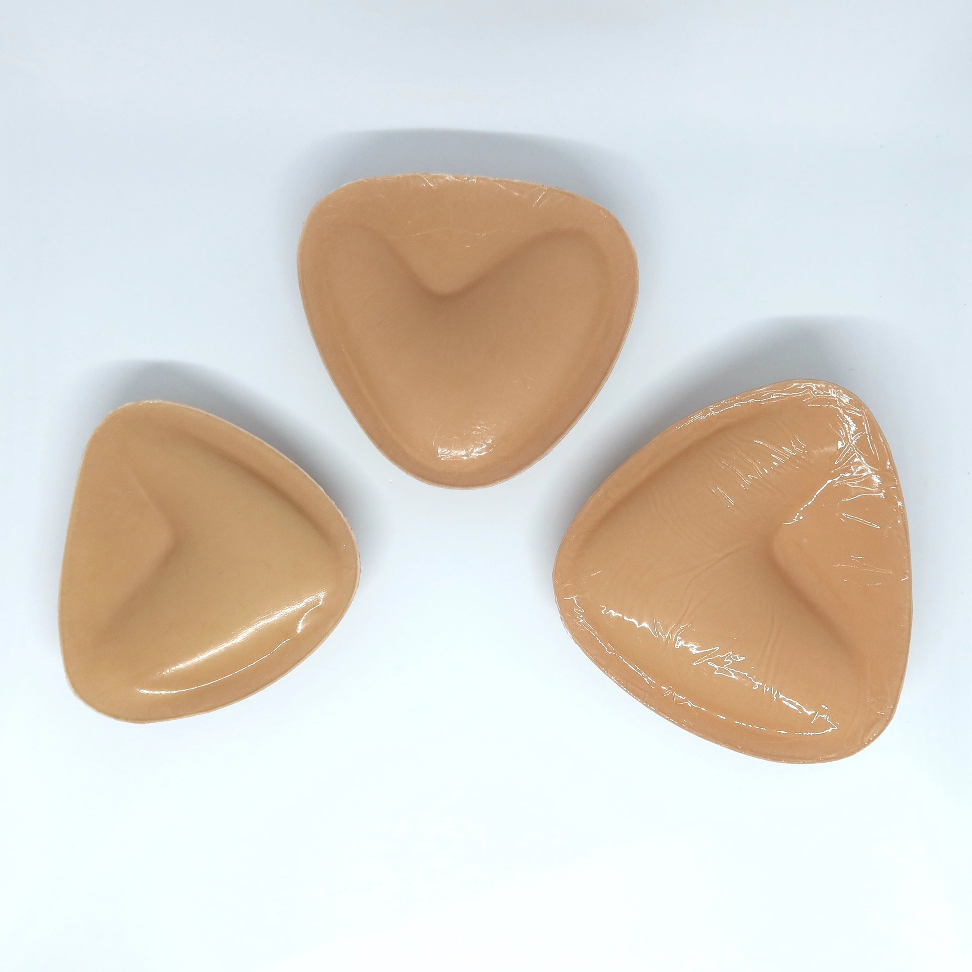 small, medium and large double sided adhesive bra inserts by nip stories - top view